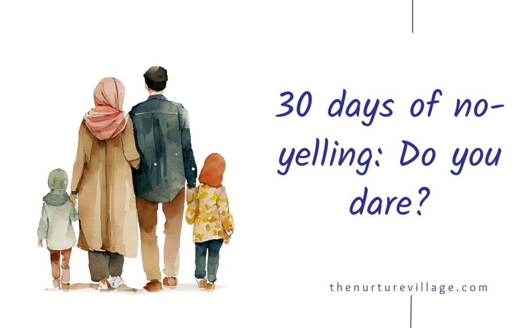 30 days of no yelling: Do you dare?